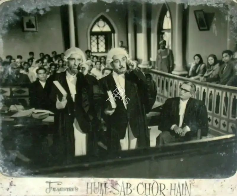 I.S. Johar (Director), Hum Sab Chor Hain, 1956, Lobby Card