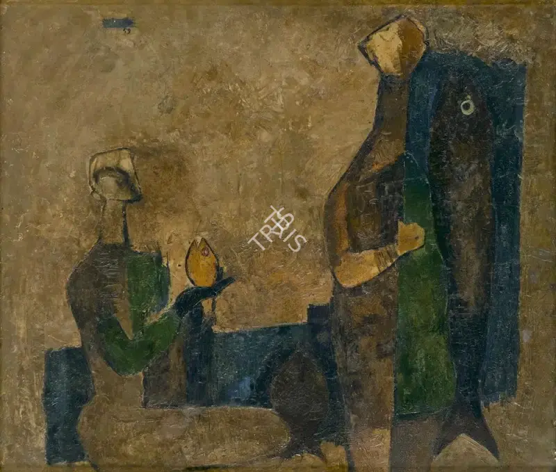 H.A. Gade (Artist), Untitled, 1959, Painting