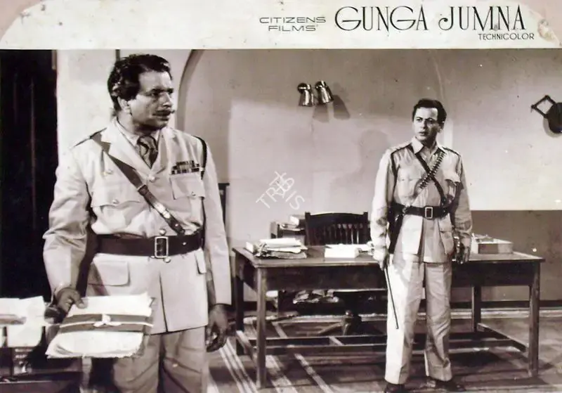 V. Babasaheb (Cinematographer), Gunga Jamuna, 1961, Lobby Card
