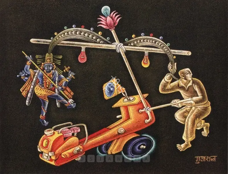 Satish Gujral (Artist), Satish Gujral's Tryst with Modernity & Tradition, 2010, Solo Exhibition Invitation