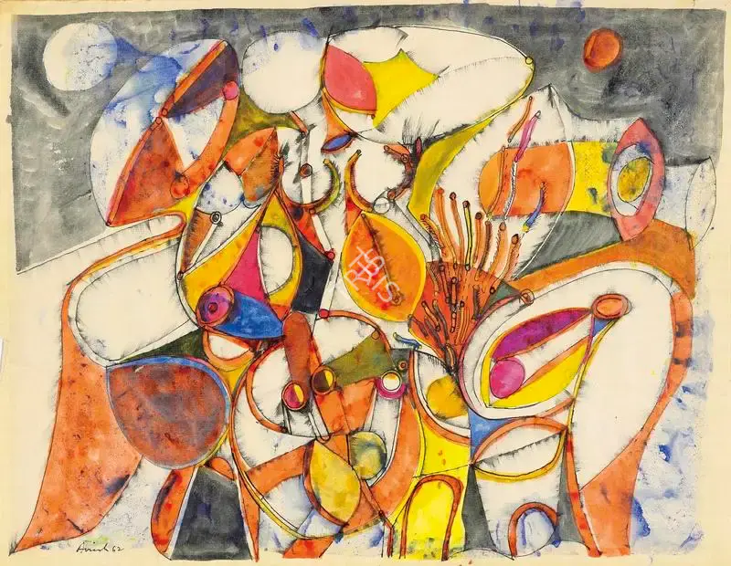 Avinash Chandra (Artist), Untitled, 1962, Painting