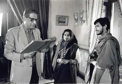 Nemai Ghosh (Still Photographer), Ghare Baire, 1985, Working Still