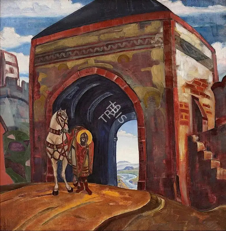 Nicholas Roerich (Artist), St. Mercurius of Smolensk, 1919, Painting