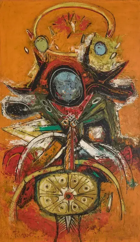 Ahmed Parvez (Artist), Untitled, 1965, Painting