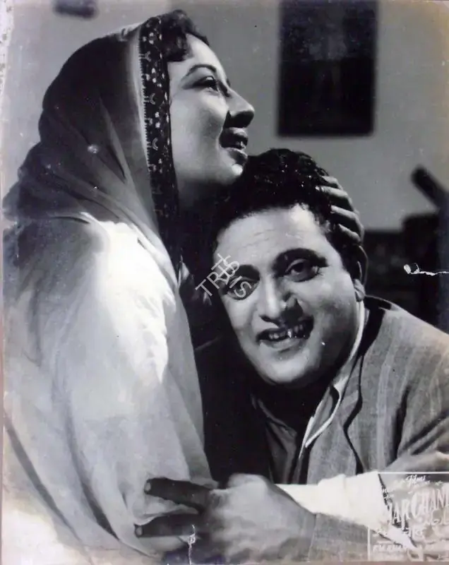 F.M. Khan (Producer), Char Chand, 1953, Lobby Card