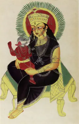Unknown (Artist), Parvati and Ganesha, 1860, Painting