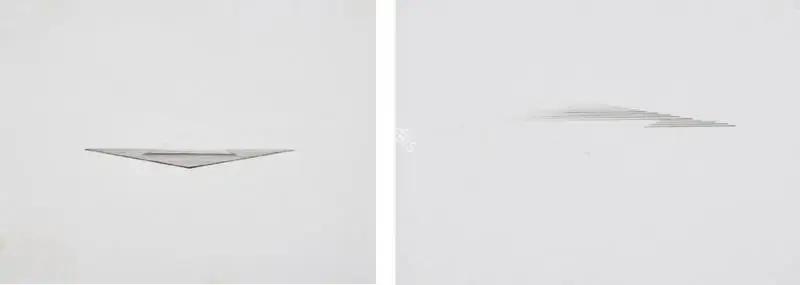 Nasreen Mohamedi (Artist), A Double-sided drawing, Drawing