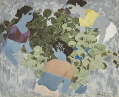 Bendre, N.S. (Artist). Women, 1968 | Painting, Pu.Mum/17.10.24, 2024 · Pundole