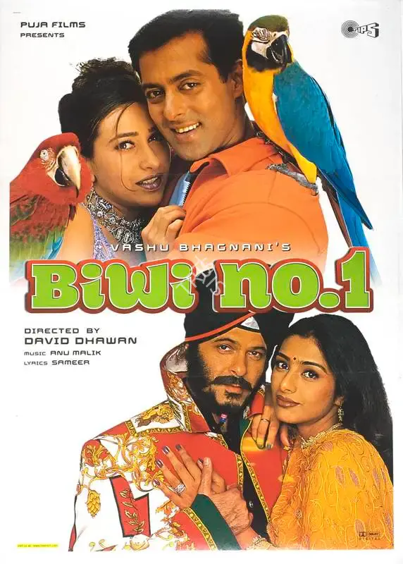 Vashu Bhagnani (Producer), Biwi No 1, 1999, Full Sheet Poster