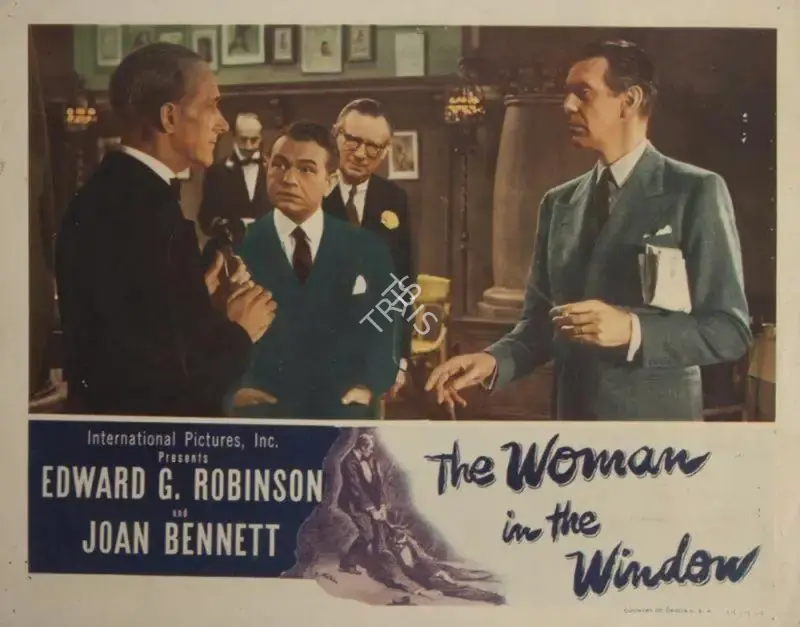 Nunnally Johnson (Producer), The Woman in the Window, 1944, Lobby Card