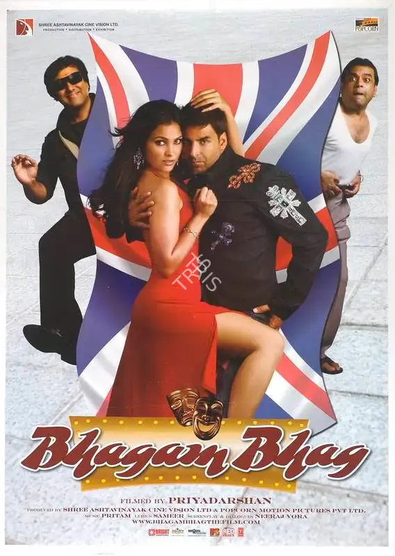 Priyadarshan (Director), Bhagam Bhag, 2006, Full Sheet Poster
