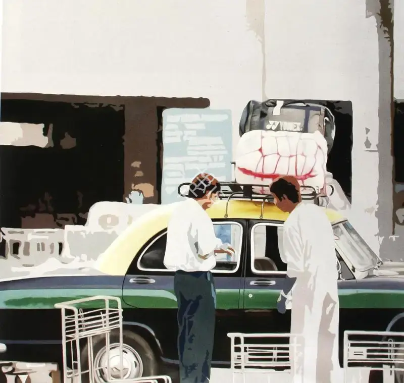 Gupta, Subodh (Artist). Untitled, 2004 | Painting, Sa.Onl/08.12.05, 2004
