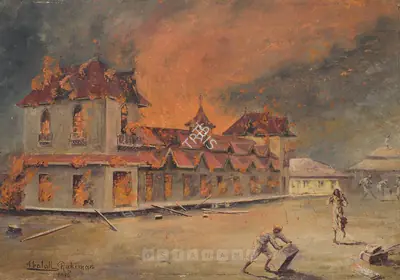 Abalal Rahiman (Artist), Untitled, 1912, Painting