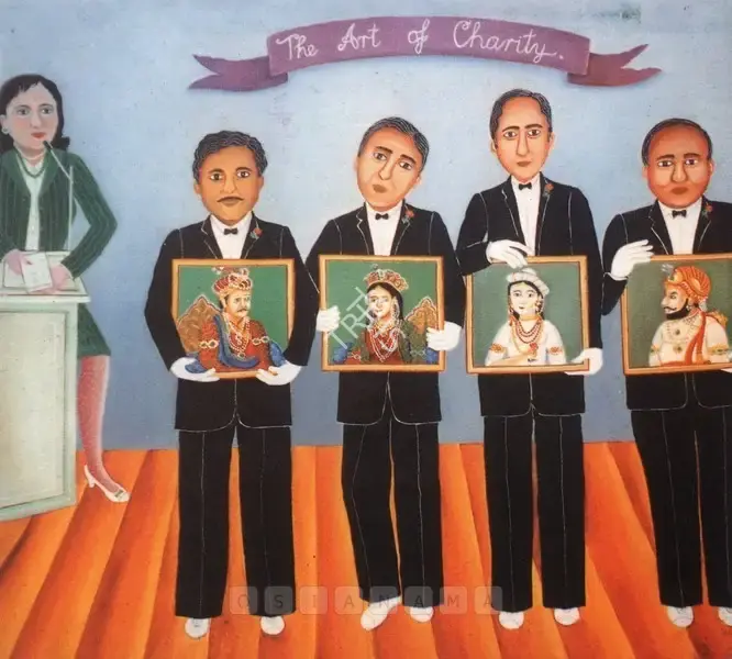 Nayanaa Kanodia (Artist), Naina Kanodia, 2000, Solo Exhibition Invitation