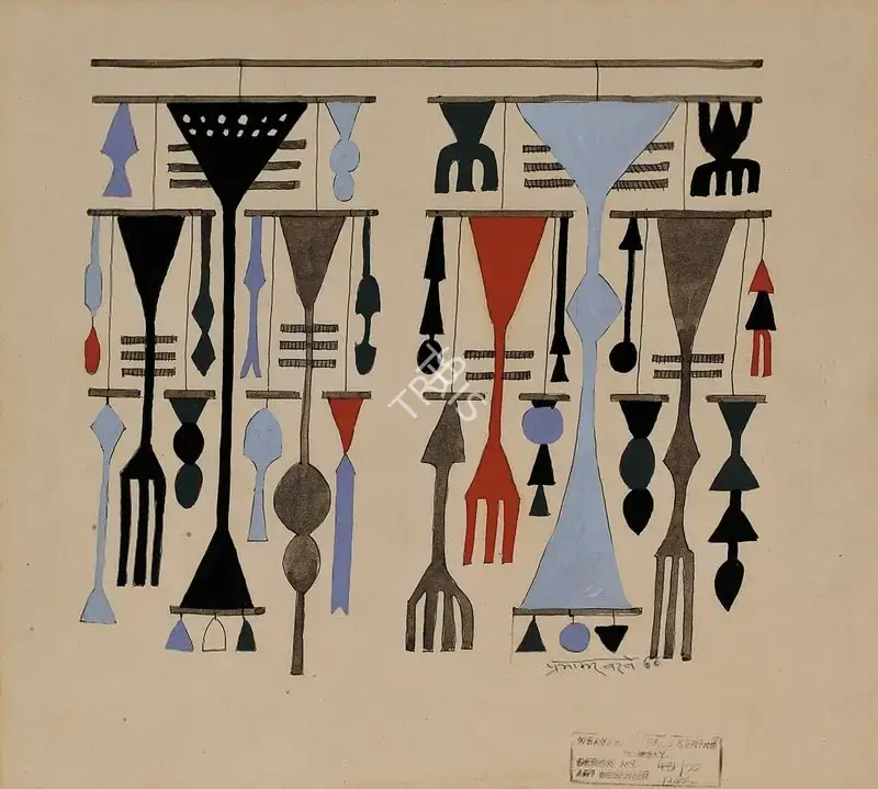 Prabhakar Barwe (Artist), Untitled, 1977, Painting