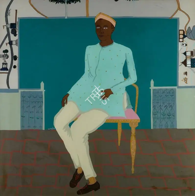 Khakhar, Bhupen (Artist). Untitled, 1978 | Painting, So.Lon/25.10.22, 2022 · Sotheby's