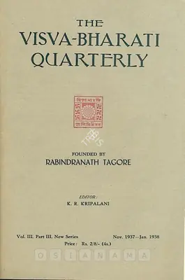 K.R. Kripalani (Editor), Visva-Bharati Quarterly, 1938, Journal
