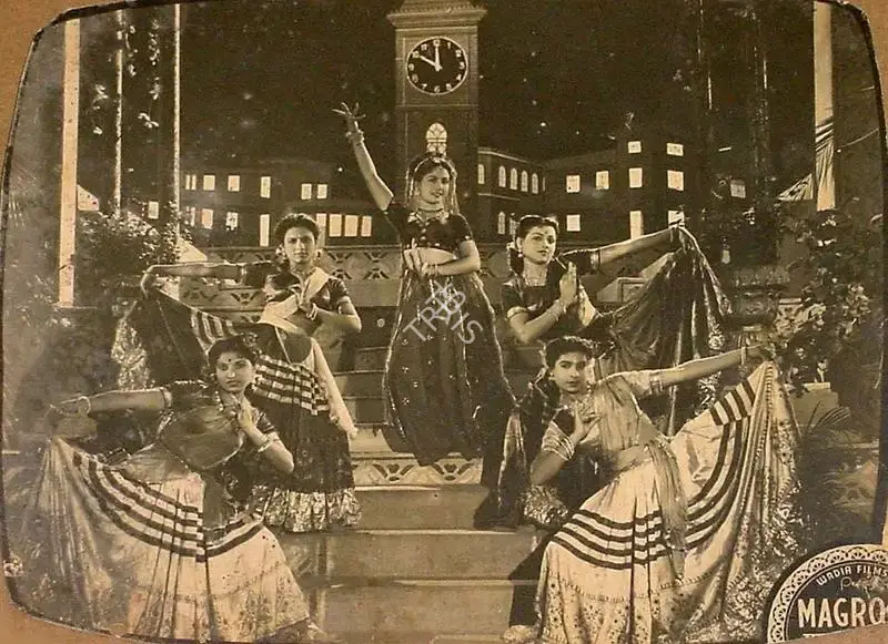 R.D. Mathur (Cinematographer), Magroor, 1950, Lobby Card
