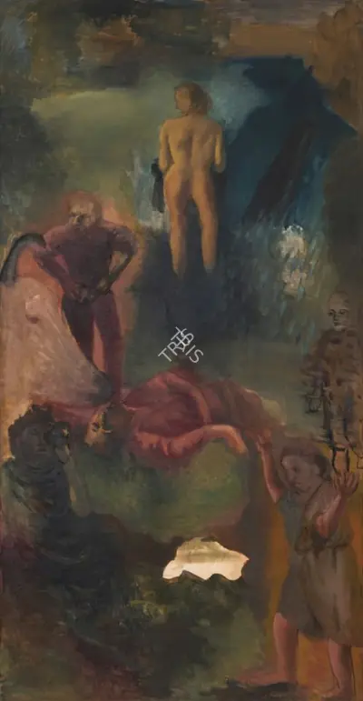 Nalini Malani (Artist), Bloodlines, 1994, Painting