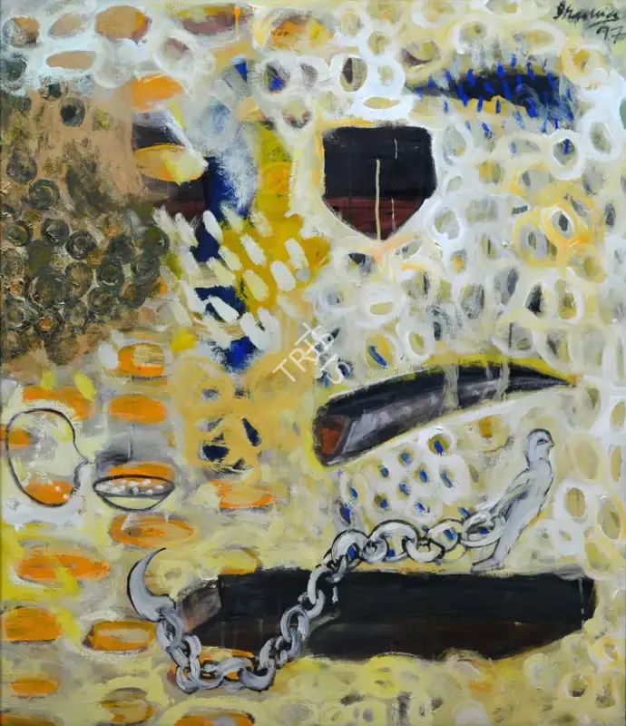 Iranna, G.R. (Artist). Untitled, 1997 | Painting, Ar.Onl/28.12.20, 2020 · Artiana