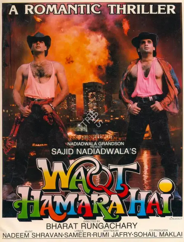 Sajid Nadiadwala (Producer), Waqt Hamara Hai, 1993, Song-Synopsis Booklet