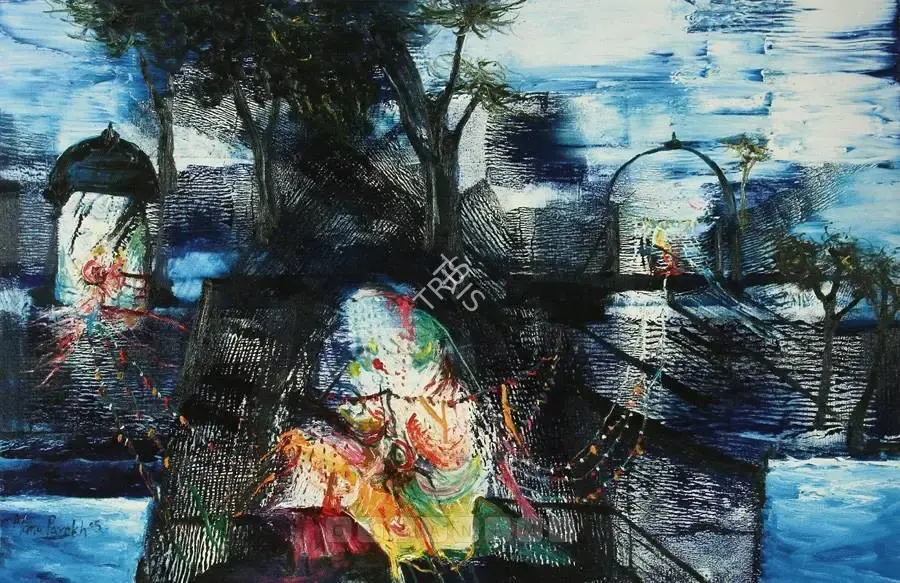 Manu Parekh (Artist), Untitled (Benaras), 2005, Painting