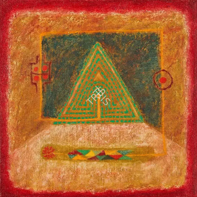 Satish Panchal (Artist), Totem, 1974, Painting