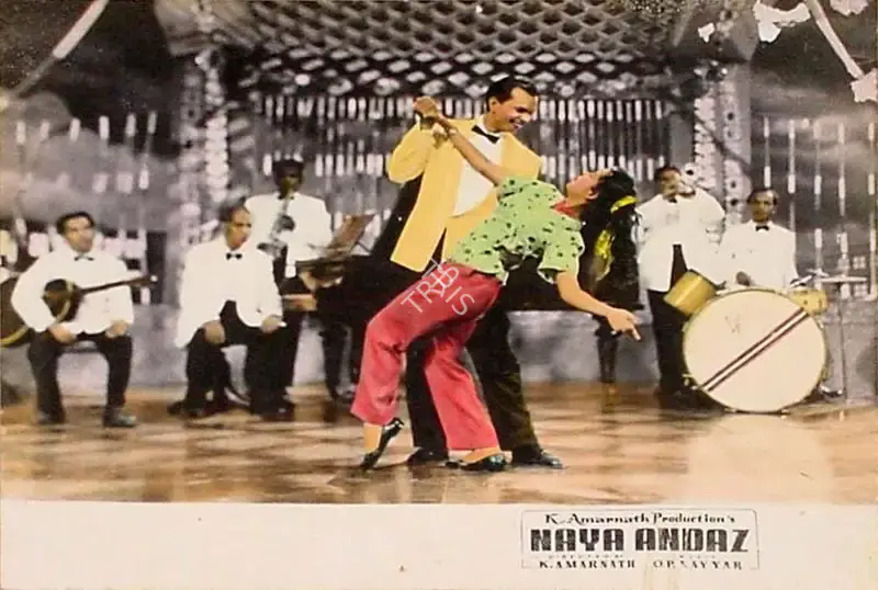 Vasant Nagesh Buva (Cinematographer), Naya Andaz, 1956, Lobby Card