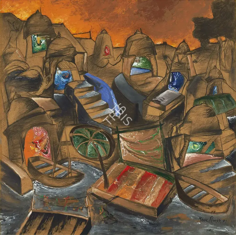 Manu Parekh (Artist), Untitled, 1987, Painting