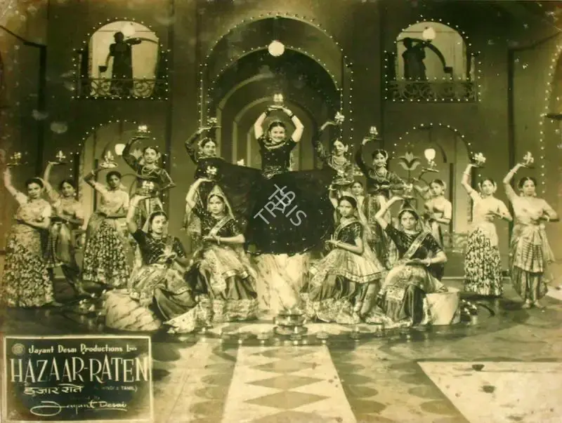 Jayant Desai (Director), Hazaar Raten, 1953, Lobby Card