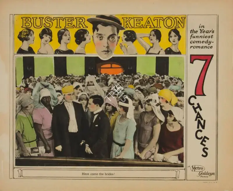 Keaton, Buster (Director), Seven Chances, 1925 | Lobby card | CinemaEducation | 00790063