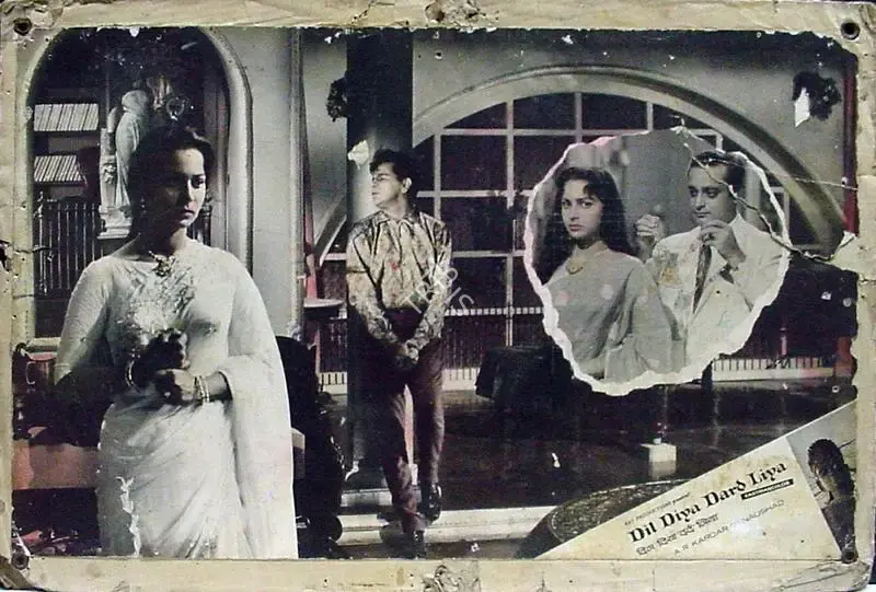 Dwarka Divecha (Cinematographer), Dil Diya Dard Liya, 1966, Lobby Card