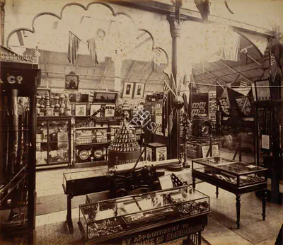 Shew Shankar Narayan (Photographer), Interior of the Calcutta Court - 3rd View, 1883, Antiquarian Photograph