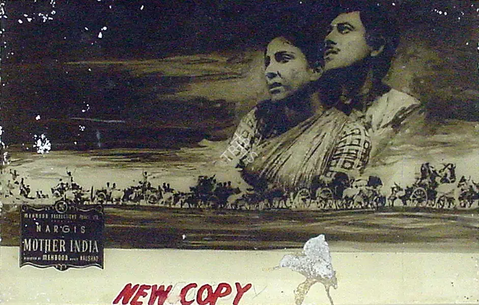 Faredoon A. Irani (Cinematographer), Mother India, 1957, Lobby Card