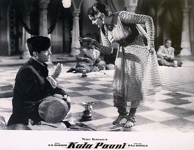 V. Ratra (Cinematographer), Kala Paani, 1958, Lobby Card
