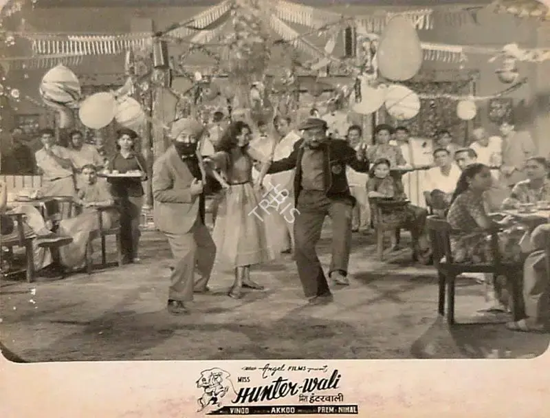 Nihal (Producer), Miss Hunterwali, 1959, Lobby Card