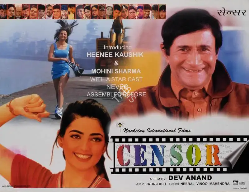 Dev Anand (Producer), Censor, 2001, Lobby Card