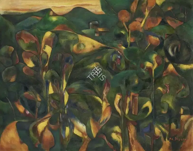 Sagara, Piraji (Artist). Untitled, 1980 | Painting, AG.Onl/21.06.23, 2023 · Asta Guru