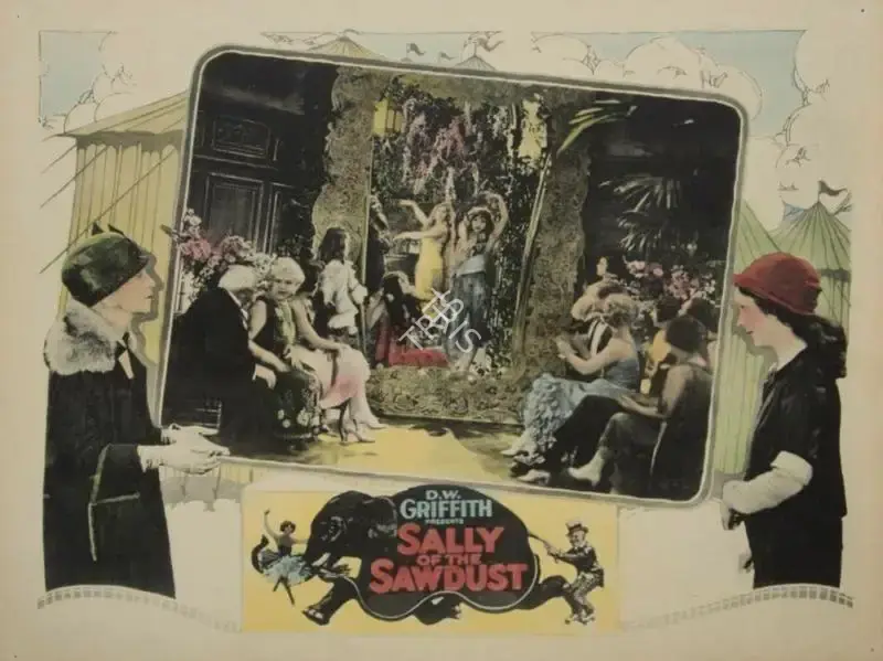 D.W. Griffith (Director), Sally of the Sawdust, 1925, Lobby card