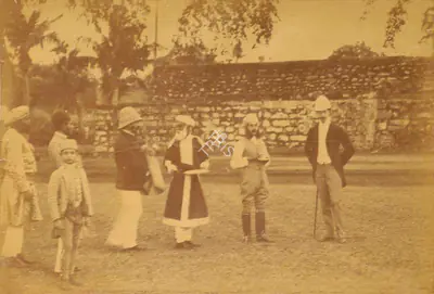 Lala Deen Dayal (Photographer), A Cup of Tea after Tent Pegging, 1889, Antiquarian Photograph