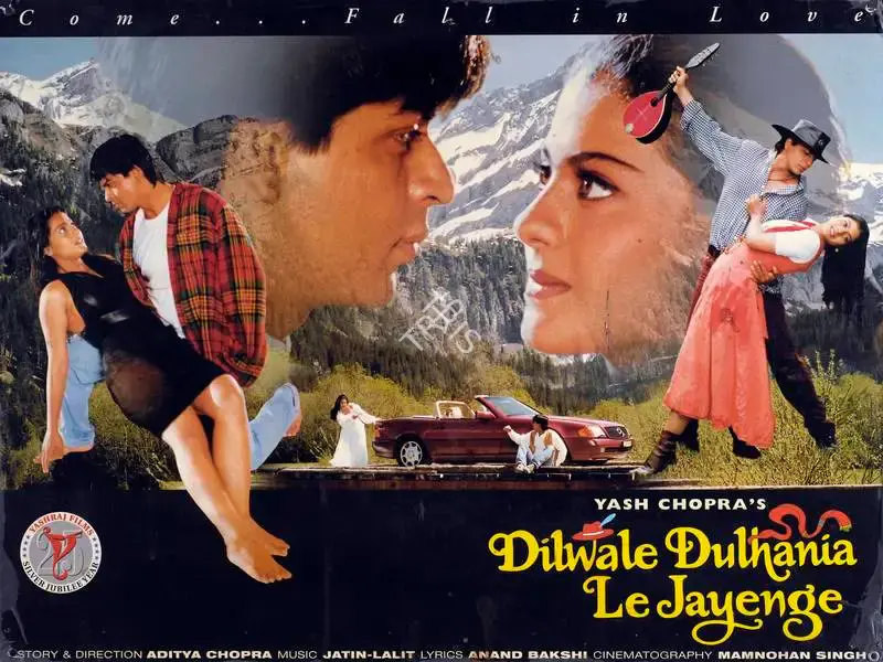 Yash Chopra (Producer), Dilwale Dulhania Le Jayenge, 1995, Lobby Card