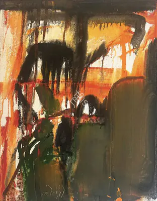Prabhakar Kolte (Artist), Untitled (Abstract), 2020, Painting