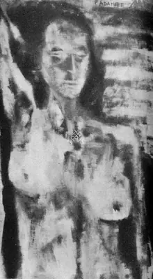 Akbar Padamsee (Artist), Grey Nude, 1960, Drawing