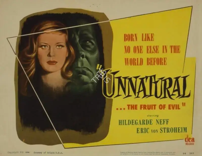 Arthur Maria Rabenalt (Director), Unnatural, 1952, Lobby Card