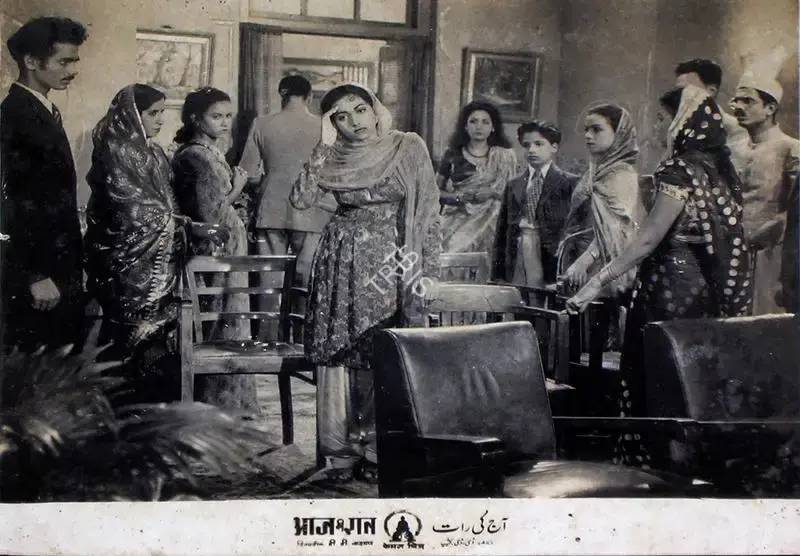 D.D. Kashyap (Director), Aaj Ki Raat, 1948, Lobby Card