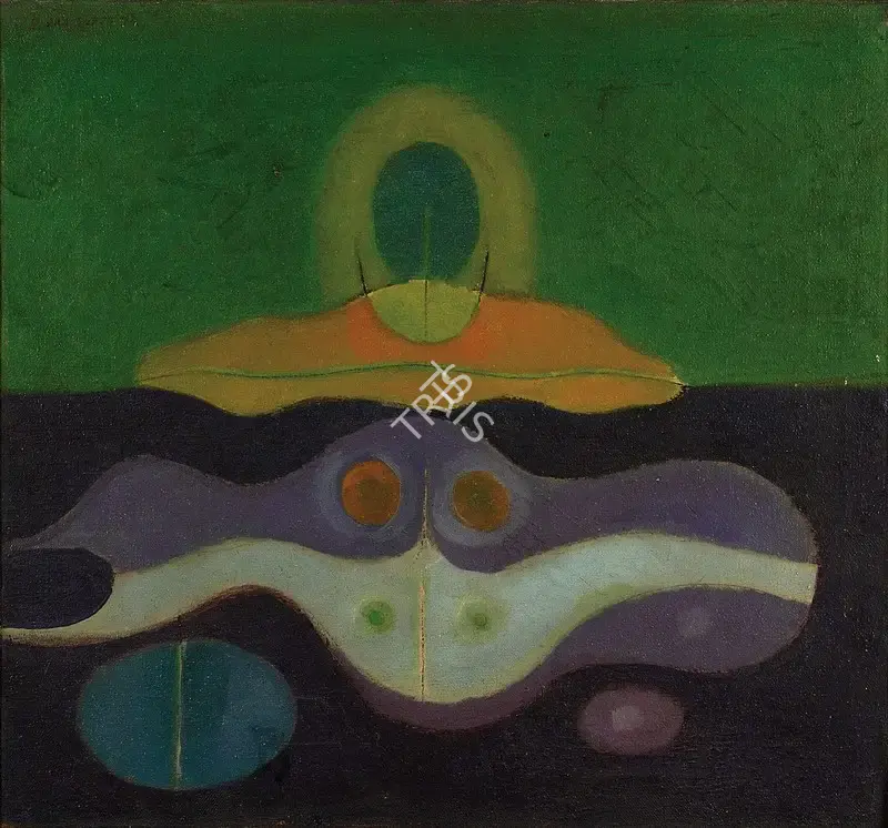 Bimal Dasgupta (Artist), Untitled, 1972, Painting