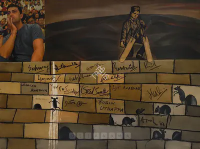 Atul Dodiya (Artist), The Wall, 2007, Painting