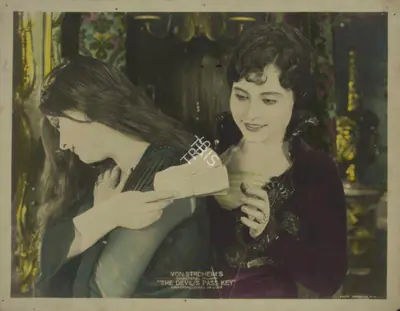 Erich von Stroheim (Director), The Devil's Pass Key, 1920, Lobby card