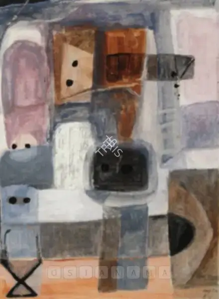 Arpita Singh (Artist), Untitled, 1962, Painting