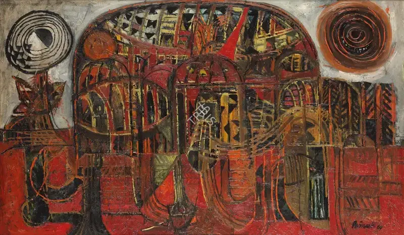 Avinash Chandra (Artist), Untitled, 1960, Painting